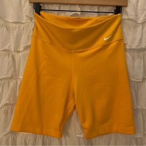 Nike Yellow Biker shorts
